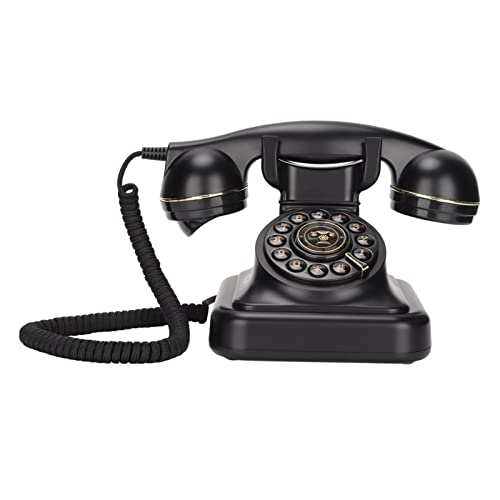 Jectse Telefoni antichi, Telefono fisso europeo retrò con filo fisso con cavo telefonico, telefoni fissi vintage, per casa, hotel, ufficio, decorazione
