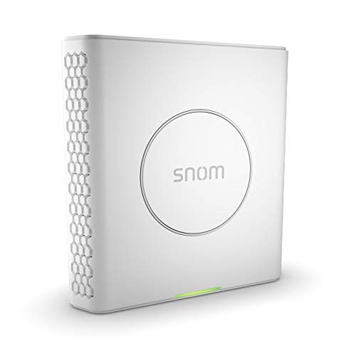 SNOM M900 Stazione Multicell base IP-DECT (fino a 4, 000 stazioni base, Fino a 16000 telefoni, Fino a 8 chiamate parallele per base, PoE); Bianca; 0000