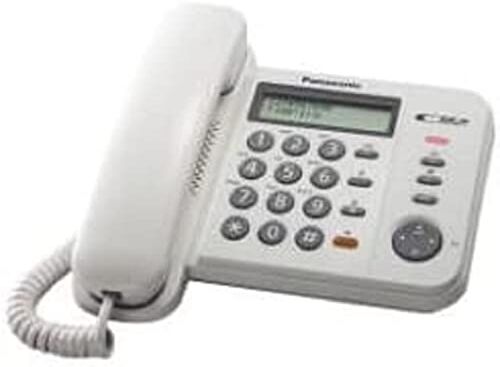 Panasonic KX-TS580EX1W Telefono domestico, Bianco