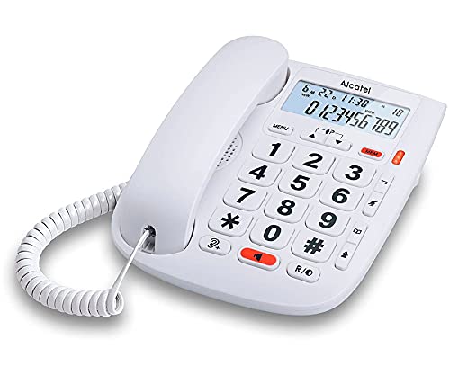 Alcatel Teléfono Fijo para Mayores  T MAX 20, bianco
