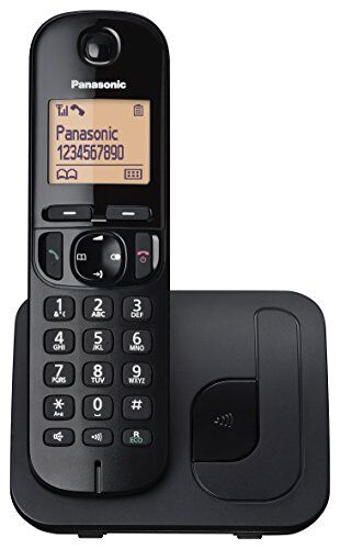 Panasonic KX-TGC210 Telefono DECT Nero Call Identifier, versione spagnola