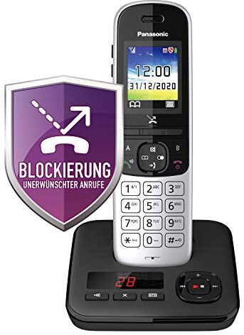 Panasonic KX-TGH720GS, TELÃ‰FONO DECT IDENTIFICADOR DE LLAMADAS NEGRO