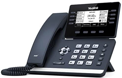 Yealink telefono IP Nero Cornetta cablata LCD 8 linee Wi-Fi