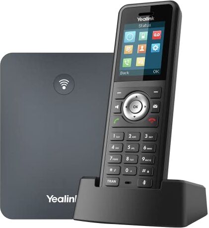 Yealink W79P DECT IP Sistema telefonico W79P + W59R, Nero