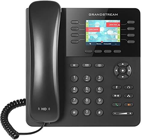 GrandStream Networks GXP2135 IP phone Black 8 lines TFT