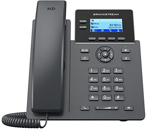 GrandStream Networks GRP2602P IP phone Black 2 lines LCD Wi-Fi