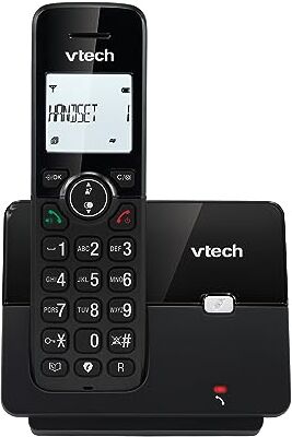 VTech , telefono senza fili DECT CS2000 per la casa, con blocco chiamate, affidabile a lungo raggio fino a 300 metri, ID chiamante, chiamate in standby, schermo retroilluminato da 1,8