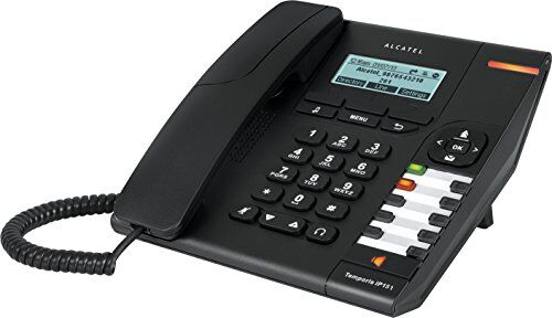 Alcatel Temporis IP151 Cornetta cablata 6linee LED Nero telefono IP