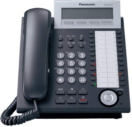 Panasonic kx-nt343 telefono IP nero (Refurbished)