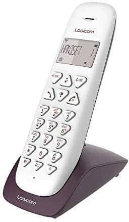 LOGICOM Telefono senza fili fisso telefono cordless con segreteria Solo analogici e DECT Phones VEGA  155T Wireless fisso Rispondere con melanzane