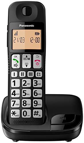 Panasonic KX-TGE310SPB Telefono DECT Identificatore di chiamata Nero telefono