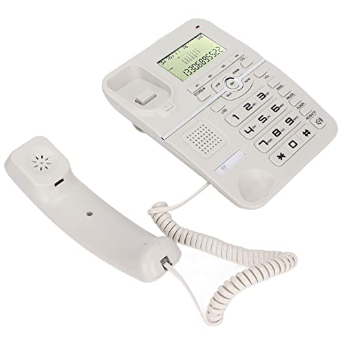 Yunseity Telefono con Filo, Telefono Fisso da Tavolo con Display ID Chiamante, Sistemi Doppi FSK/DTMF, Telefoni Fissi per Casa D'ufficio per Casa (#2)