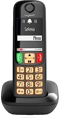 Siemens E270 Telefono DECT Identificatore di chiamata Nero