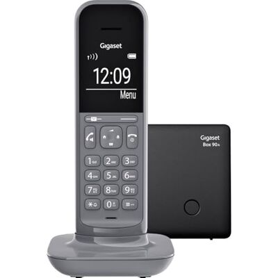 Siemens CL390 Telefono analogico/DECT Grigio CL390 Dark Grey DECT, Telefono analogico/DECT, Cornetta Wireless, Telefono con Vivavoce, 150 Voci, Grigio Siemens CL390 Telefono analogico/DECT Grigio CL390 Dark Grey DECT, Telefono analogico/DECT, Cornetta Wireless, Telefono con Vivavoce, 150 Voci, Grigio
