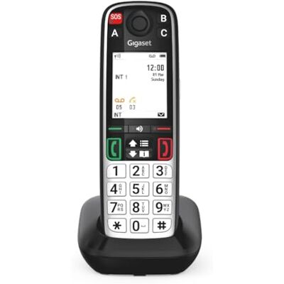 Siemens Easy 520 Telefono per Anziani con Chiamata SOS, Tasti Grandi, Nero Siemens Easy 520 Telefono per Anziani con Chiamata SOS, Tasti Grandi, Nero