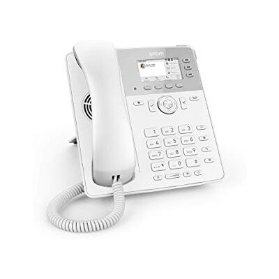 SNOM D717 Globale desk telefonico (3 auto-etichettatura tasti funzione, colori ad alta risoluzione TFT, sensore di luce integrato, PoE IEEE 802.3af); Bianca; 00004398 SNOM D717 Globale desk telefonico (3 auto-etichettatura tasti funzione, colori ad alta risoluzione TFT, sensore di luce integrato, PoE IEEE 802.3af); Bianca; 00004398