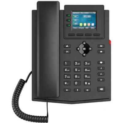 Fanvil X303 Telefono VoIP a 2 Fili, Display a Colori da 2,4 Pollici, Compatibile con Switch PN Fanvil X303 Telefono VoIP a 2 Fili, Display a Colori da 2,4 Pollici, Compatibile con Switch PN