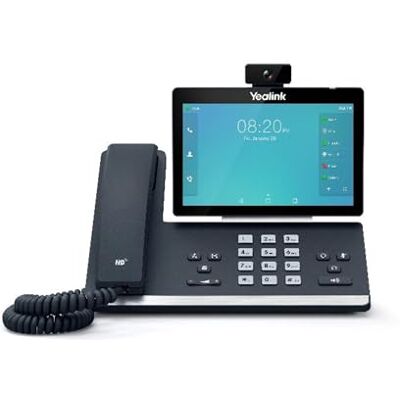 Yealink IP SIP-T58A Telefono VoIP con fotocamera, colore: Nero Yealink IP SIP-T58A Telefono VoIP con fotocamera, colore: Nero