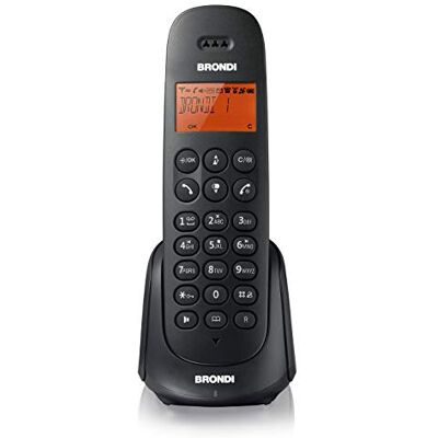 Brondi Adara Sb Telefono Cordless, Nero Brondi Adara Sb Telefono Cordless, Nero