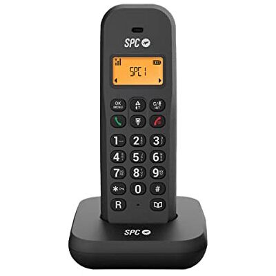 SPC KEOPS Telefono cordless con display e rubrica, Nero SPC KEOPS Telefono cordless con display e rubrica, Nero