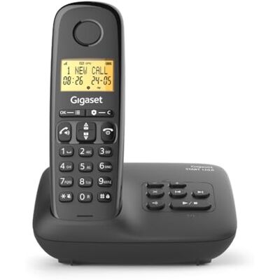 Siemens Start 120A Telefono DECT, Display 1,5 Pollici, vivavoce, Antracite Siemens Start 120A Telefono DECT, Display 1,5 Pollici, vivavoce, Antracite
