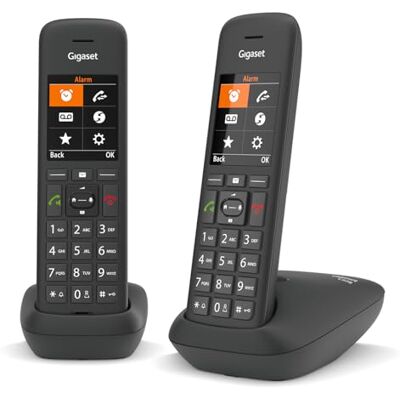 Siemens C575 Duo Telefono Cordless, Display TFT a Colori, Vivavoce, Nero Siemens C575 Duo Telefono Cordless, Display TFT a Colori, Vivavoce, Nero