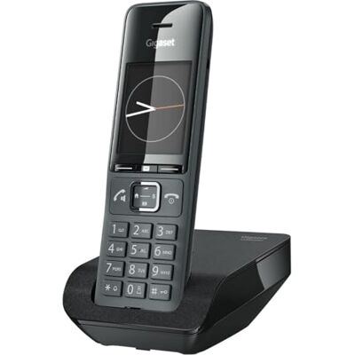 Siemens Comfort 520 Telefono DECT con Vivavoce, Ampia Rubrica, Nero Titanio Siemens Comfort 520 Telefono DECT con Vivavoce, Ampia Rubrica, Nero Titanio