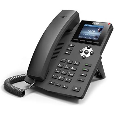 Fanvil X3SP Cornetta cablata 2linee LCD Nero telefono IP Fanvil X3SP Cornetta cablata 2linee LCD Nero telefono IP