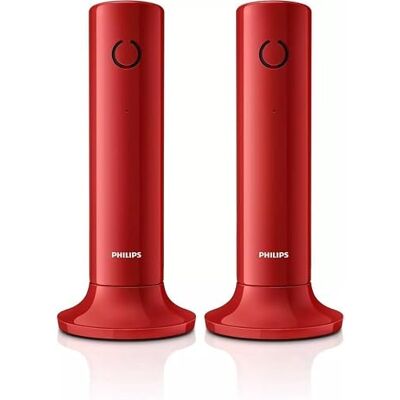 Philips M4501r/34 Telefono Fisso Wireless - Schermo LCD ad Alto Contrasto, Vivavoce, Design Elegante Philips M4501r/34 Telefono Fisso Wireless - Schermo LCD ad Alto Contrasto, Vivavoce, Design Elegante