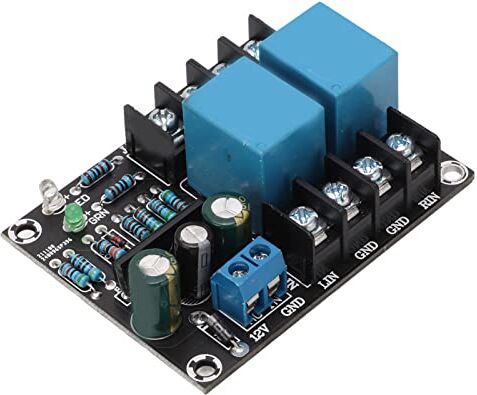 Walfront Scheda di Protezione Dell'altoparlante Scheda di Protezione per Circuito Stampato UPC1237 AC 10V‑18V DC 12‑24V