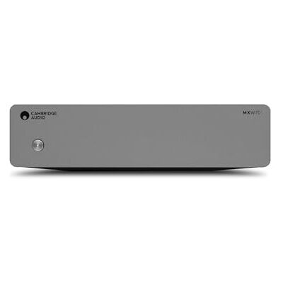 Cambridge Audio MXW 70 Sistema HiFi compatto con amplificatore di potenza da 70 Watt per canale, ingressi RCA e XLR e amplificazione di classe D Hypex NCORE Grigio Lunare Cambridge Audio MXW 70 Sistema HiFi compatto con amplificatore di potenza da 70 Watt per canale, ingressi RCA e XLR e amplificazione di classe D Hypex NCORE Grigio Lunare