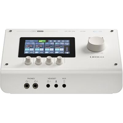 Yamaha URX44 Interfaccia Audio USB-C – Compatta 6 ingressi/4 uscite, audio 32 bit/192 kHz, display LCD touch, DSP integrato, Auto Gain e registrazioni multitraccia – Bianco Yamaha URX44 Interfaccia Audio USB-C – Compatta 6 ingressi/4 uscite, audio 32 bit/192 kHz, display LCD touch, DSP integrato, Auto Gain e registrazioni multitraccia – Bianco