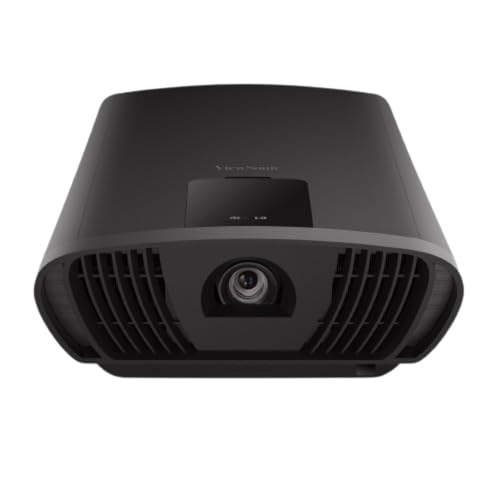 ViewSonic X100-4K UHD Proiettore LED per home theatre (4K, 2.900 Lumen, Rec. 709, HDR, 4 HDMI, USB, connessione WLAN, 2 altoparlanti da 20 Watt, zoom ottico 1.2x, Lens Shift), colore: Nero