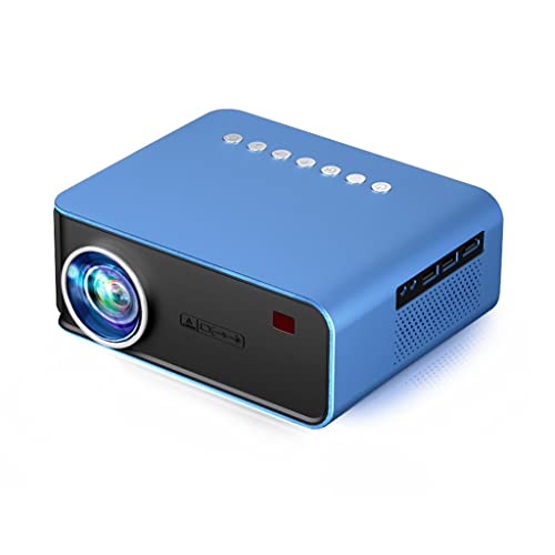 Generic T4 Mini Proiettore 3600 Lumen Supporto Full 1080P LED Proyector Grande Schermo Home Theater Portatile Smart Video Beamer (Color : Black)