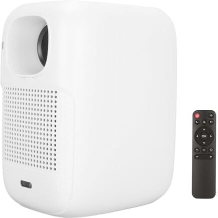 Generic Piccolo Proiettore, Proiettore Home Theater WiFi 5G Memoria 1+8GB Risoluzione 4K 1280X720P 3000lm Messa a Fuoco Elettrica per Ufficio per (Spina europea)