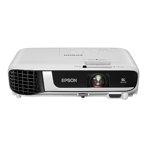 Epson EB-W51 videoproiettore 3LCD WXGA, HD ready 1280 x 800, 16:10, contrasto 16.000:1, 4000 lumen, altoparlante, telecomando, borsa, RCA/HDMI/VGA/LAN, proiezione fino 320”