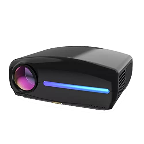 Generico Proiettore LED HD con 4D Digital Keystone Proiettore portatile da casa da 6800 lumen Proiettore LED (C2b 64gb C 320 * 240 * 130mm)