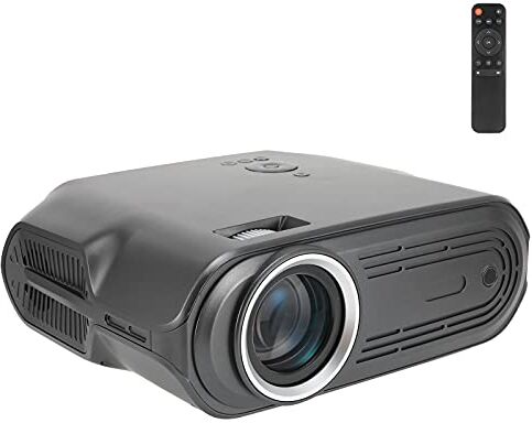 Bewinner Proiettore Intelligente, Mini Proiettori HD 1080P, Proiettore Cinematografico LED Portatile con Telecomando, Supporta Scheda HDMI AVVGA USBTF, per (Spina UE)