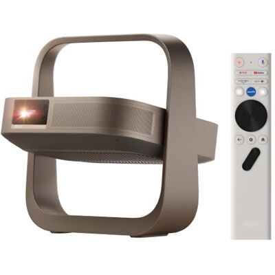 XGIMI Elfin Flip 4K Proiettore Portatile, RGB Laser Triple, 1600 ISO Lumen 4K UHD Nativo, Netflix e Google TV, Zoom Ottico 0.98-1.3:1, Auto Focus & Keystone, Harman Kardon, Home Cinema, Casa & Outdoor XGIMI Elfin Flip 4K Proiettore Portatile, RGB Laser Triple, 1600 ISO Lumen 4K UHD Nativo, Netflix e Google TV, Zoom Ottico 0.98-1.3:1, Auto Focus & Keystone, Harman Kardon, Home Cinema, Casa & Outdoor