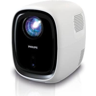 Philips , Neopix 130, Proiettore Home Theatre, Correzione avanzata delle immagini, Full HD 720p, LED, Modalità Specchio Wi-FI, Audio Stereo, Sistema operativo collegato, Blanco Philips , Neopix 130, Proiettore Home Theatre, Correzione avanzata delle immagini, Full HD 720p, LED, Modalità Specchio Wi-FI, Audio Stereo, Sistema operativo collegato, Blanco