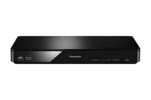 Panasonic DMP-BDT180EG Lettore Blu Ray 3D, Upscaling 4K, Internet Apps, USB 2.0, Riproduzione Audio Alta Qualità, Nero