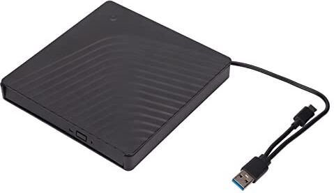 Bewinner Unità DVD Esterna Portatile USB 3.0, Lettore CD Esterno da 5 Gbps, Unità CD DVD USB Rimovibile per Unità DVD RW SATA da 12,7 Mm/9,5 Mm per Laptop/desktop