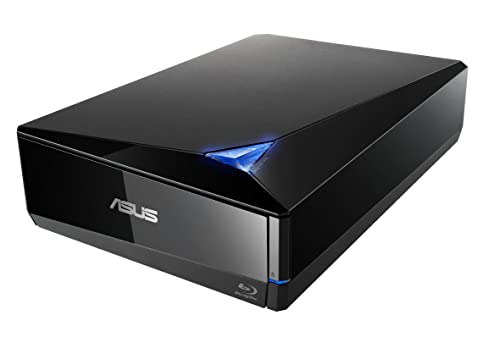 Asus Bw-16D1H Masterizzatore Esterno Blue Ray, Velocità Di Scrittura 16X, Usb 2.0/3.0, Supporto 3D, Nero