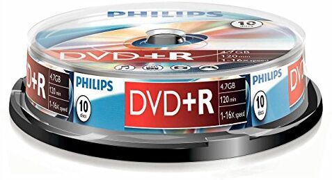 Philips Dvd+R 16X 120M 4 7Gb Cf.10 Campana