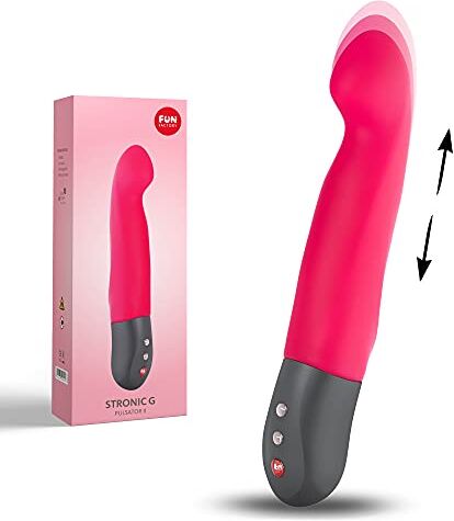 Fun Factory STRONIC G Pulsatore vibrante per lei con funzione di spinta in silicone rosa