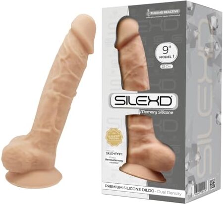 SILEXD Dildo 23 cm in Silicone Memory Model 1