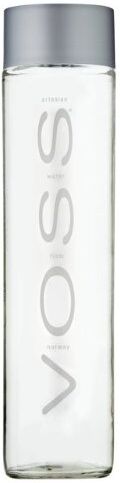 Voss Artesian Bottiglia di vetro per acqua ferma, 800 ml (confezione da 3 bottiglie)