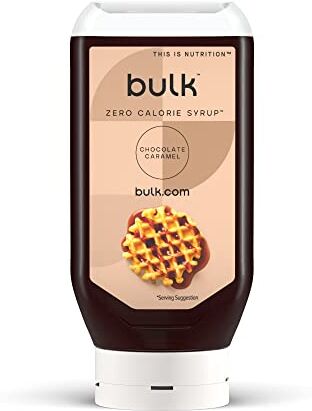 Bulk Sciroppo  Zero Calorie, Senza Zucchero, Cioccolato Caramello, 400 Ml