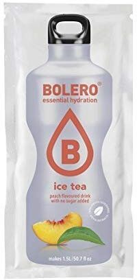 Bolero [SPED.EXPRESS FREE]  Drink The PESCA (Ice Tea) 48 bustine da 9 grammi con Stevia e Vitamina C e Senza Zucchero + OMAGGIO NT INTEGRATORI