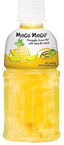 Generico 6 Bottiglie all'Ananas Mogu Mogu Bottiglia da 320 ml Asian Food